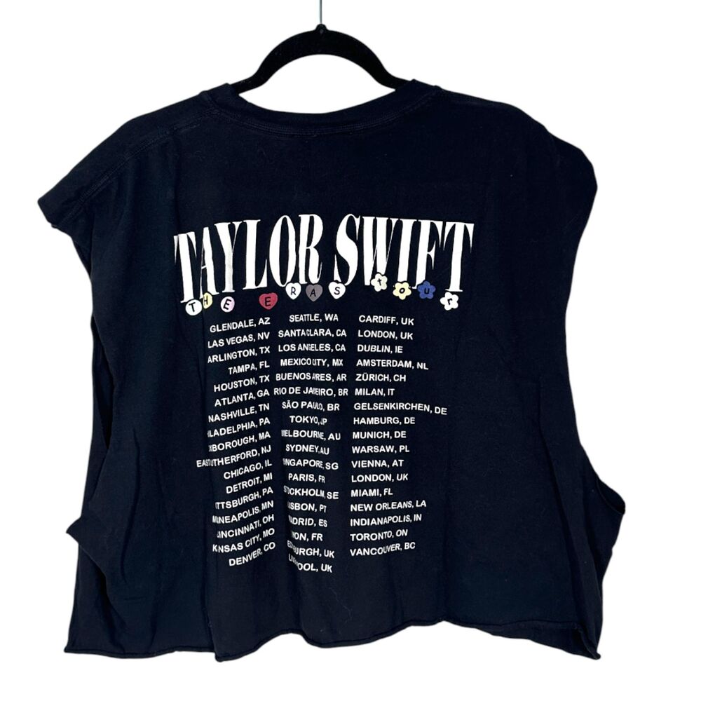 Taylor Swift Eras Tour Authentic Merch Cut Off Sleeveless Tank Size XXL - READ - Picture 4 of 4